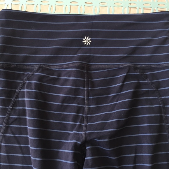 Sold Athleta Stripe Salutation 7/8 Tight - Picture 5 of 8